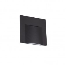 Svetilka stenska vgradna LED ERINUS 0,8W 15lm L B-NW 12V DC črna