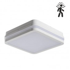 Svetilka s senzorjem HF360° LED BENO 24W 1920lm 4000K kvadratna bela IP54