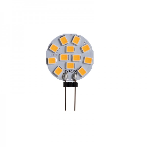 LED žarnica G4 1,2W 165lm 3000K AC/DC12V 12SMD 120° [A++]