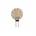 LED žarnica G4 1,2W 165lm 3000K AC/DC12V 12SMD 120° [A++]