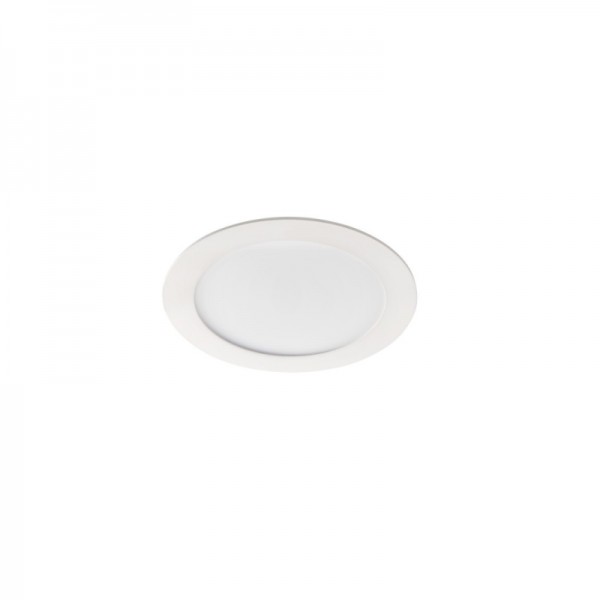 Vgradna svetilka LED panel 6W ROUNDA V2LED 300lm 3000K IP44/20 bela