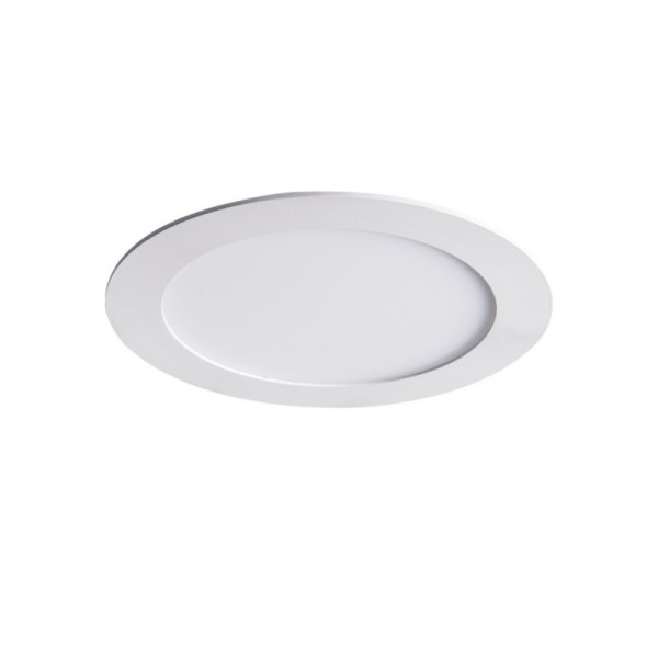 Vgradna svetilka LED panel 12W ROUNDA V2LED 780lm 4000K IP44/20 bela