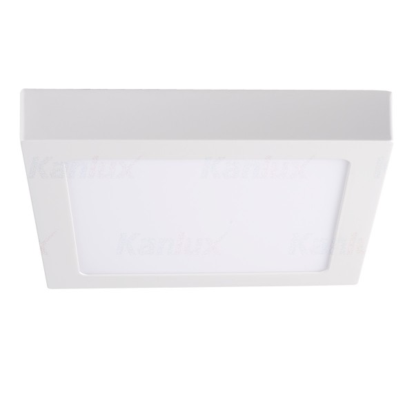 Svetilka nadgradna LED panel 18W 1200lm 4000K KANTI V2LED IP20 bela