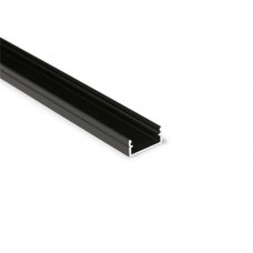 1708 LP alu LED profil črn brez pokrova