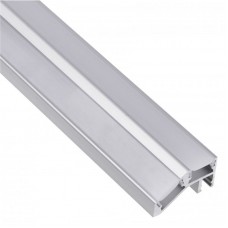 2714 DL alu LED profil dvojni siv brez pokrovov