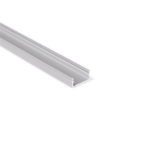 1708 LP alu LED profil siv brez pokrova