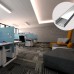 2310 LP alu LED profil siv brez pokrova