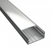 2310 LP alu LED profil siv brez pokrova