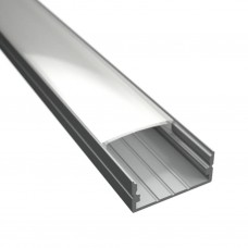 2310 LP alu LED profil siv brez pokrova
