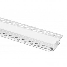 7418 LP alu LED profil PLASTER XL siv brez pokrova 27,6mm
