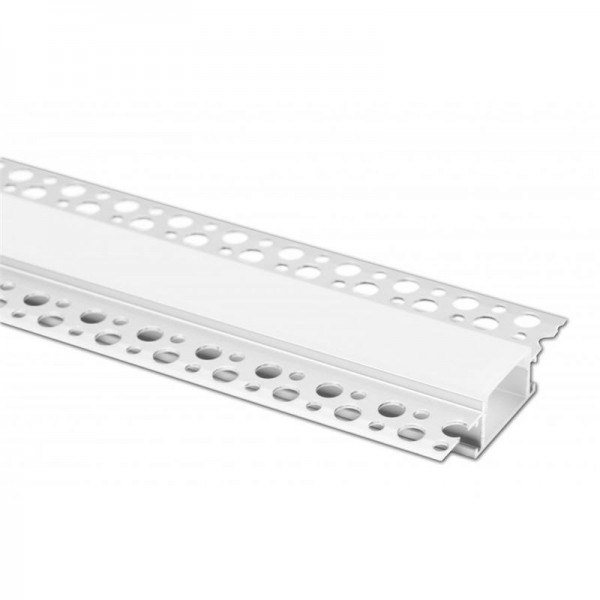 7418 LP alu LED profil PLASTER XL siv brez pokrova 27,6mm