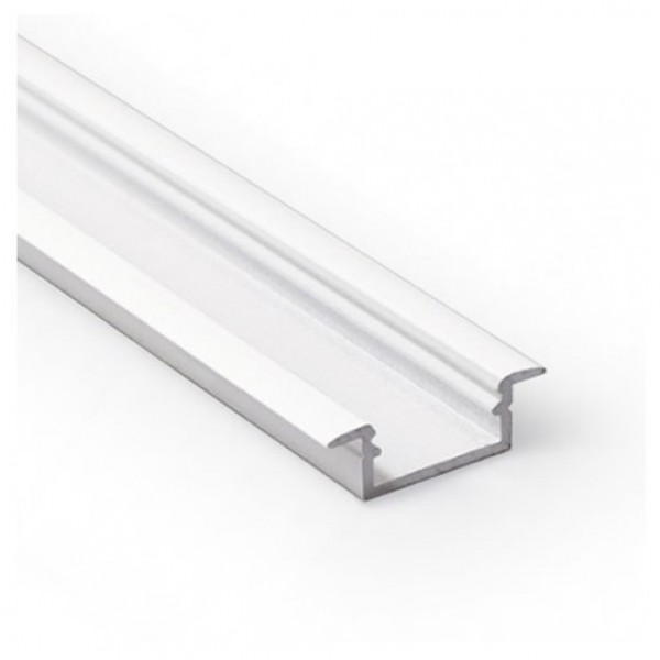 2311 LP vgradni alu LED profil bel brez pokrova