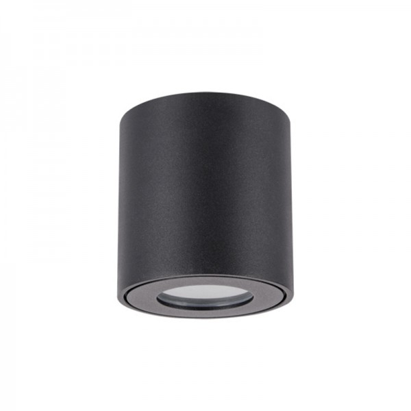 Svetilka stropna LED ready ZORBA DWL GU10 LED ready IP54 črna