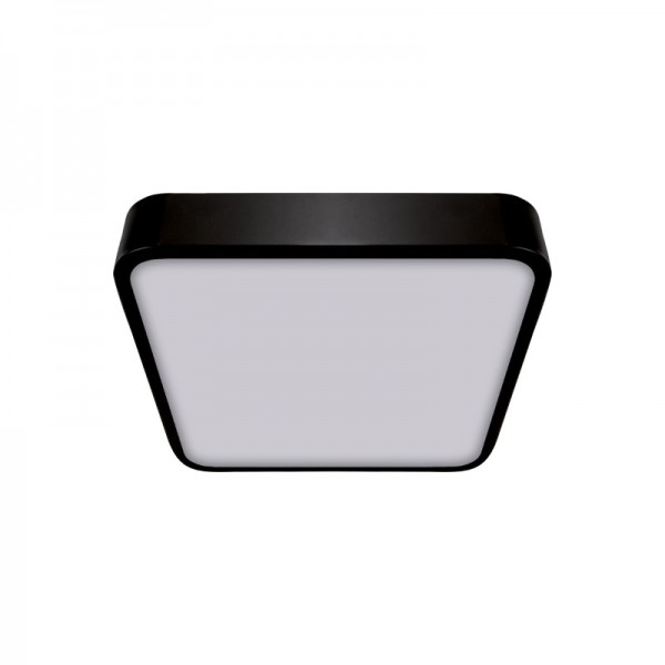 Stropna svetilka LED TOTEM KVADRATNA 16W 1740lm 4000K 300mm ČRNA