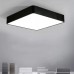 Stropna svetilka LED TOTEM KVADRATNA 24W 2710lm 4000K 400mm ČRNA