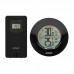 Brezžična vremenska postaja z indikatorjem notranje in zunanje temperature črna