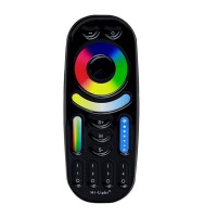 LED daljinski upravljalnik RGB + CCT F092 4 cone Touch črn