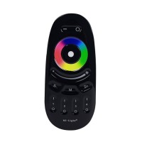 LED daljinski upravljalnik RGBW F096 4 cone Touch črn