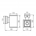 Svetilka za fasade LED-Ready LART EL-160-GR E27 IP54 antracit