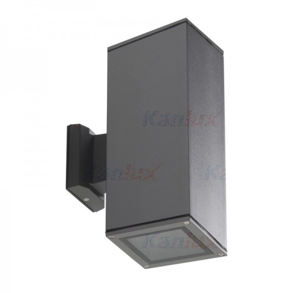 Svetilka za fasade LED-Ready LART EL-260-GR 2xE27 IP54 antracit