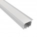 4323 DL vgradni alu LED profil FOBOS siv s pokrovom