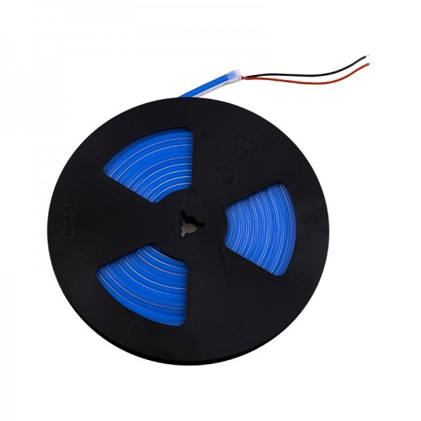 LED trak Neon Flex 12V 12W modra 100 LED/m 5m/R IP65