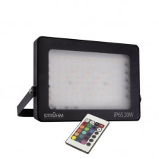 Reflektor LED TABLET RGBW 20W 2070lm črn