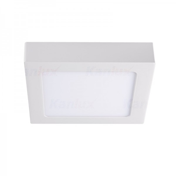 Svetilka nadgradna LED panel 12W 719lm 3000K KANTI V2LED IP20 bela