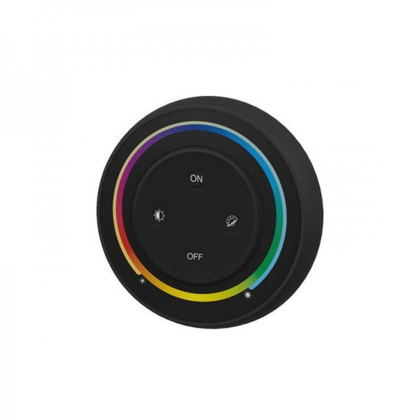 LED daljinski upravljalnik stenski z magnetom Rainbow RGB + CCT S2-B črn