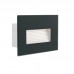 Svetilka stenska vgradna LED GLASI P NW-GR 3W 130lm 4000K IP44 220-240V antracit
