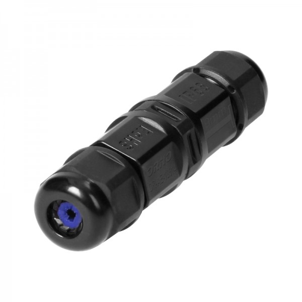 Spojka kabelska linijska tip I OR-AE-13614/2 2x1,5 2-6,5mm IP68 črna #(2 kos)