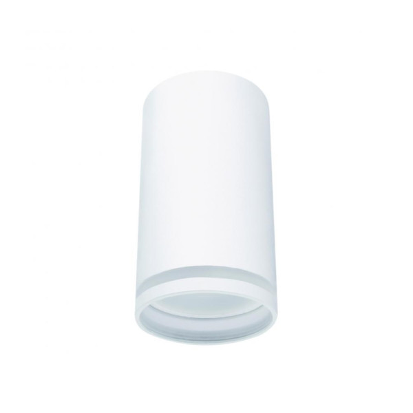 Svetilka stropna LED ready GU10 ZULA DWL okrogla bela