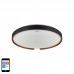 Svetilka stropna LED 24W 2810lm 3000-6400K CCT dim ESPERANTO C 395mm IP44 črna WiFi