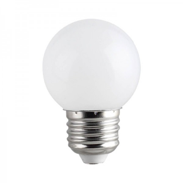Led žarnica G45 1W E27 6400K