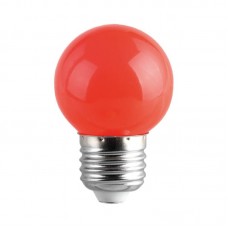 Led žarnica G45 1W E27 rdeča