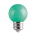 Led žarnica G45 1W E27 zelena