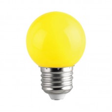 Led žarnica G45 1W E27 rumena