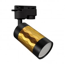 Tračni reflektor za 1F tračnice LED-Ready GU10 PIANO TRA zlat/črn