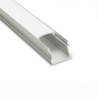 1715 LP alu LED profil siv brez pokrova