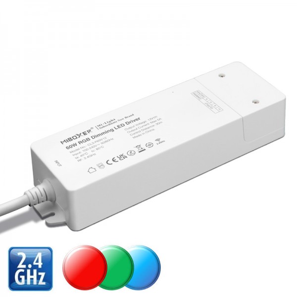 LED napajalnik in krmilnik 12V 5A 60W RGB CL3-P60V12 RF 2,4GHz