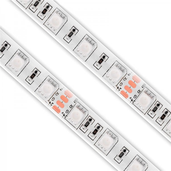 LED trak MB PREMIUM PRO 5m/R 24V 5050 60 LED/m 13,5W 7,75W/0,5m 67,5W/5m RGB 10mm 6d/5cm RGB IP20