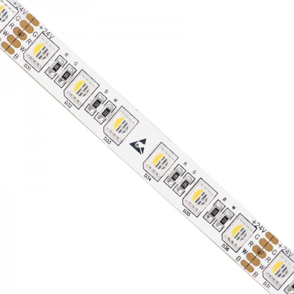 LED trak MB PREMIUM PRO 5m/R 24V 5050 60 LED/m 17W/m 8,5W/0,5m RGBW 400lm/m 12mm 6d/10cm RGB+2700K IP20