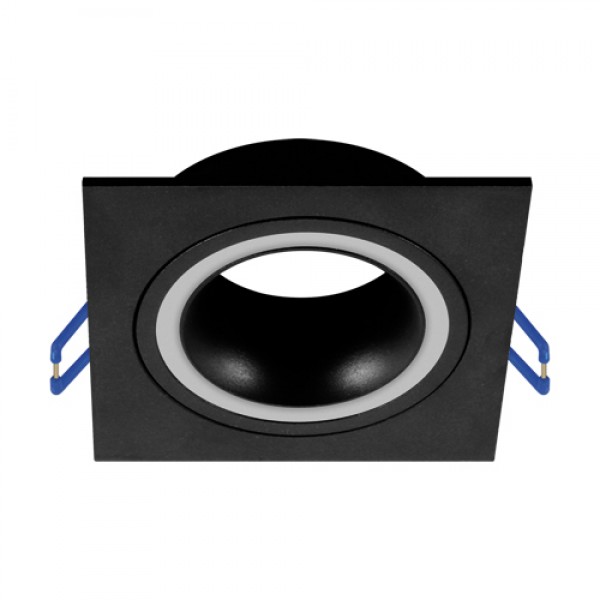 Svetilka vgradna gibljiva INDI D SMALL kvadratna črna