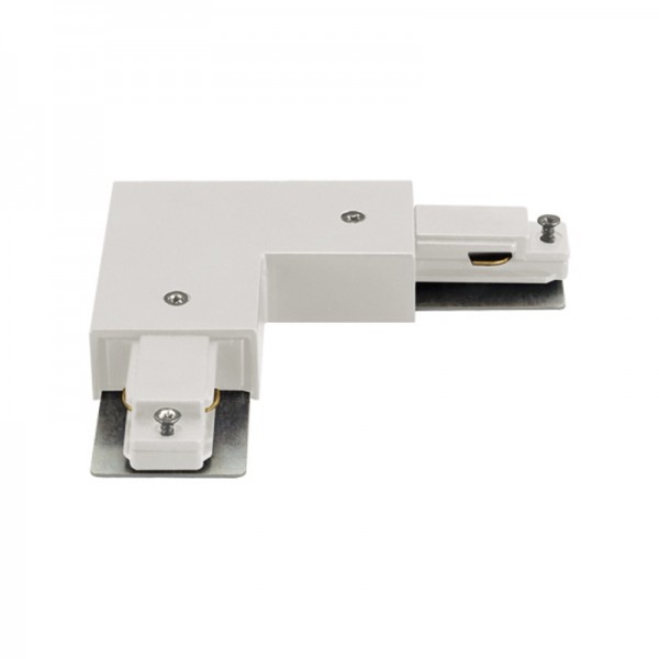 Veznik kotni za tračnico s priklopom 2P TRACK bel
