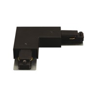 Veznik kotni za tračnico s priklopom 2P TRACK črn