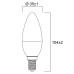 LED žarnica ToLEDo Candle 2,5W 250lm 6500K E14 EVK-25W F