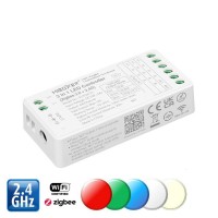 LED krmilnik 3v1 12-24V 12A RGB/RGBW/RGB+CCT 037Z+ RF 2,4GHz + ZigBee 3.0 univerzalni
