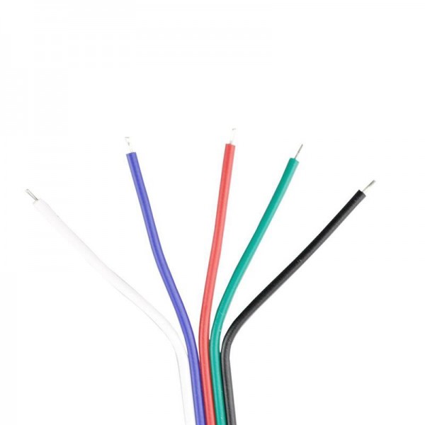 Kabel 5x0,33 RGBW + Črna DL