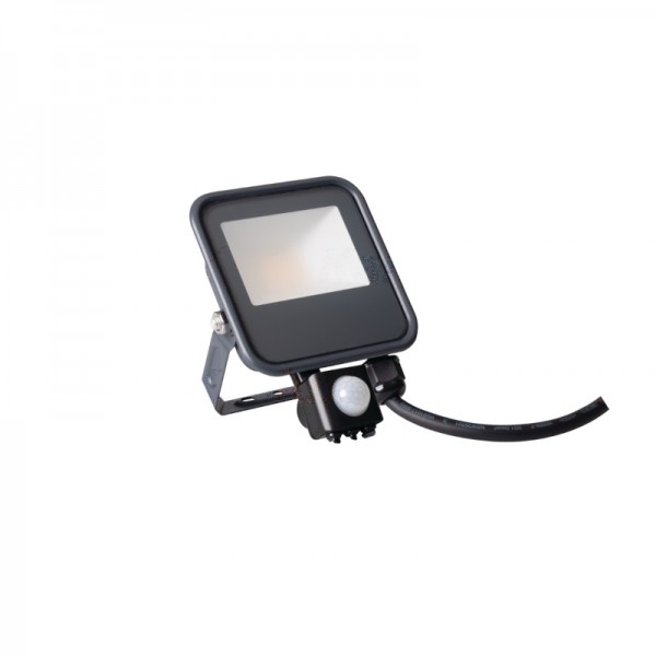 Reflektor LED IQ-LED FL-SE s senzorjem 10W 1200lm 4000K IP44 črn