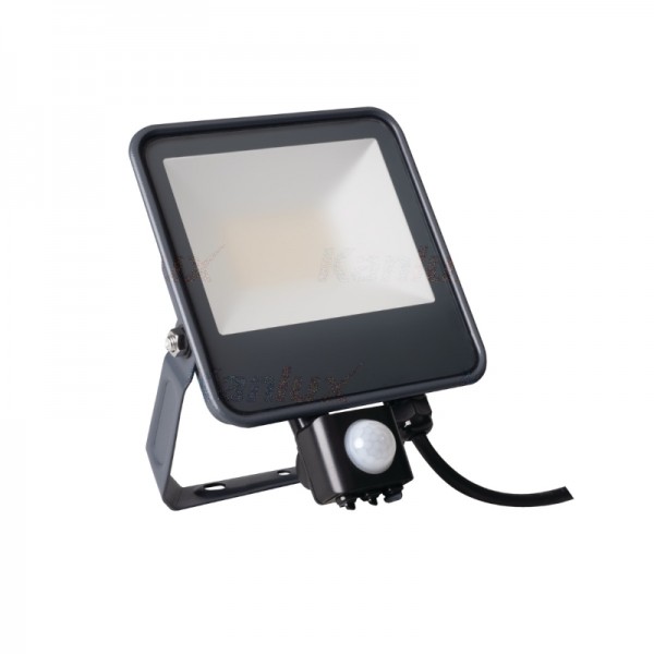 Reflektor LED IQ-LED FL-SE s senzorjem 30W 3450lm 4000K črn